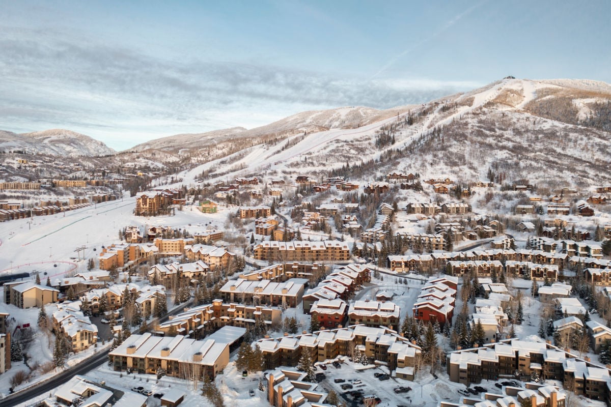 Steamboat Springs blanketed in snow